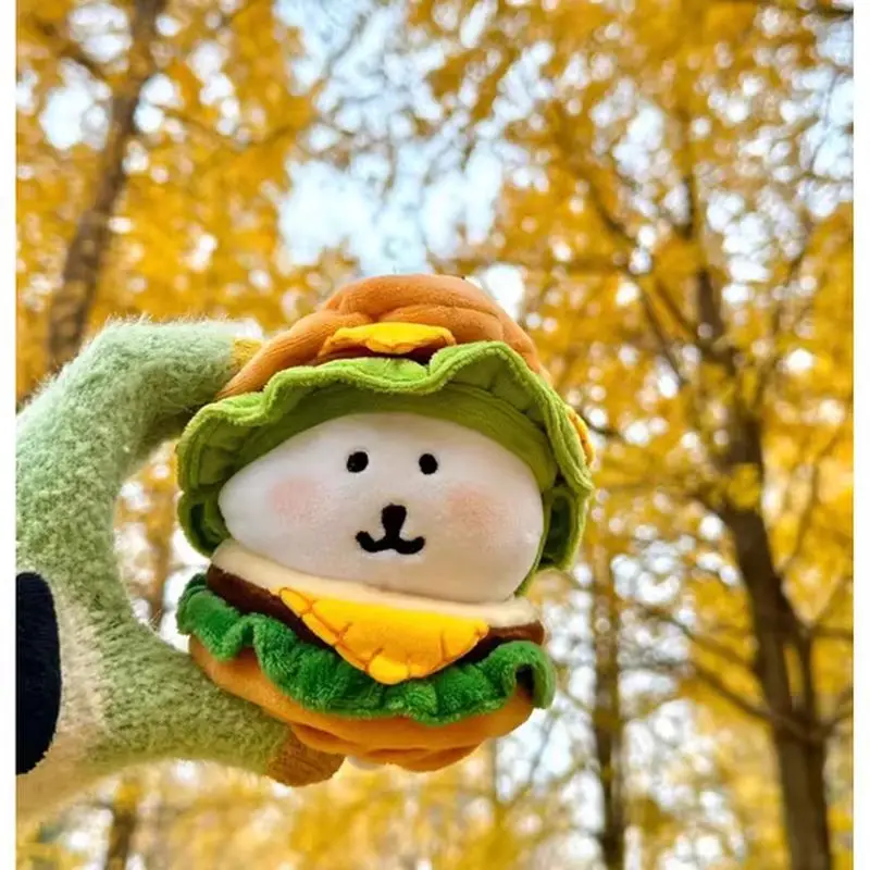 

Bear Hamburg doll clothes 10cm 20cm cotton doll hood coat hat starfish whole body plush toy accessories, excluding dolls.