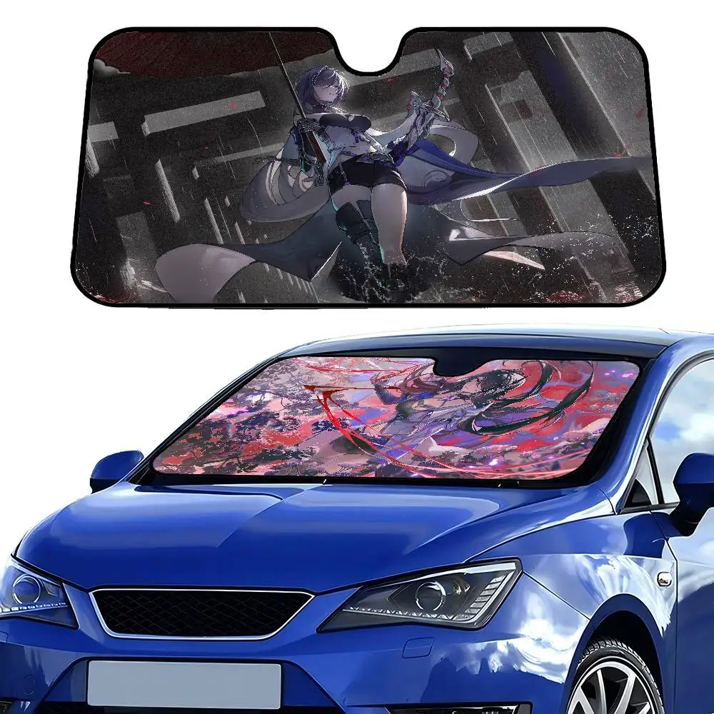 

Acheron Car Solar Protection Heated Windshield Sunshade Car Window Windscreen Cover Sun Shade Auto Sun Visor