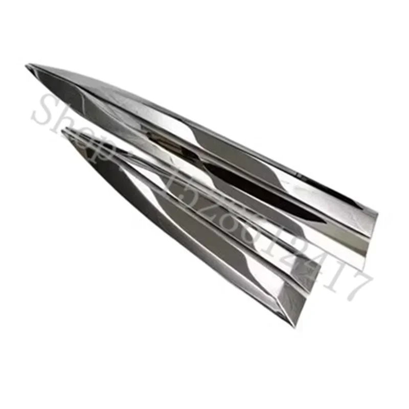 Car styling detector Stainless Steel chrome Side Door Body Cover trim sticks Strips Molding for Peugeot 4008/3008GT 2017 -2021