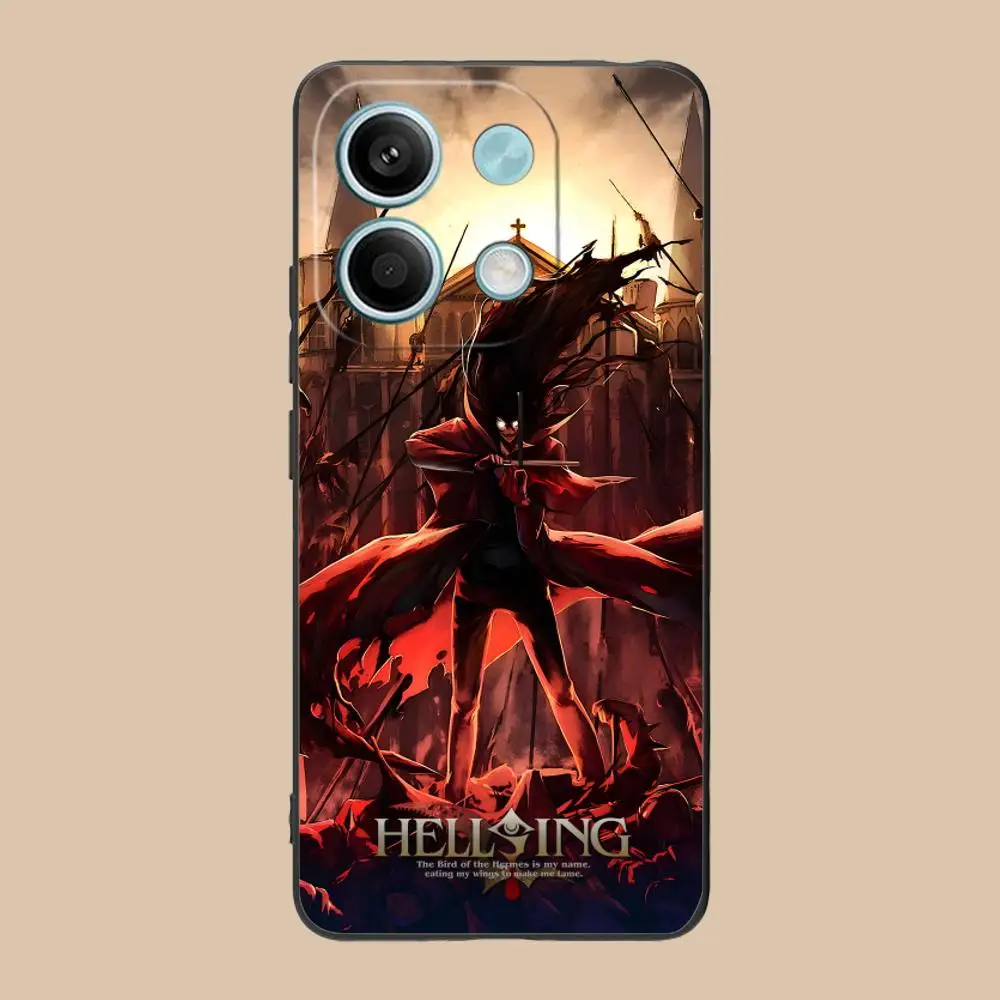 Anime Alucard Hellsing Phone Case for Xiaomi 15 14 13 12 Mi 11 T Ultra Lite Pro S X 5G Soft TPU Shockproof Cover - view 6
