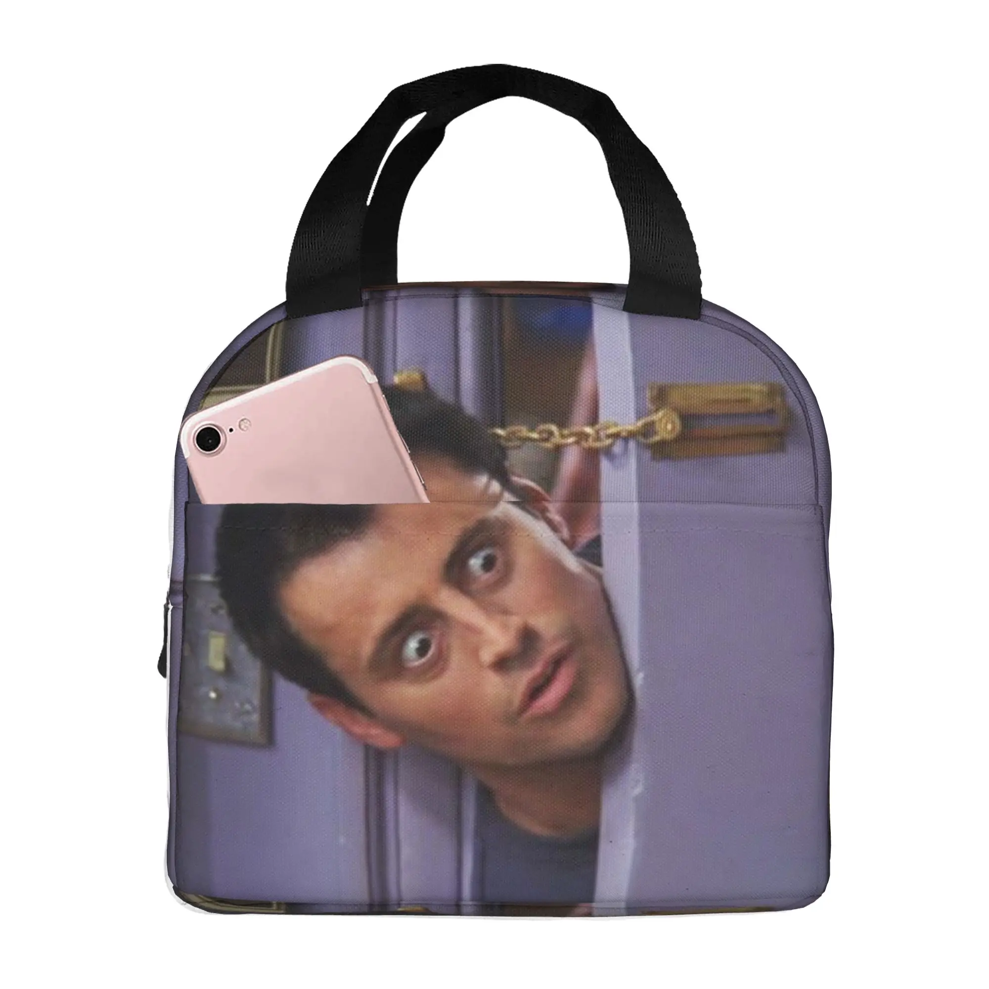 Funny Joey Tribbiani Insulated Lunch Bags for Outdoor Picnic Classic TV Show Friends Resuable Cooler Thermal Lunch Box Women Men