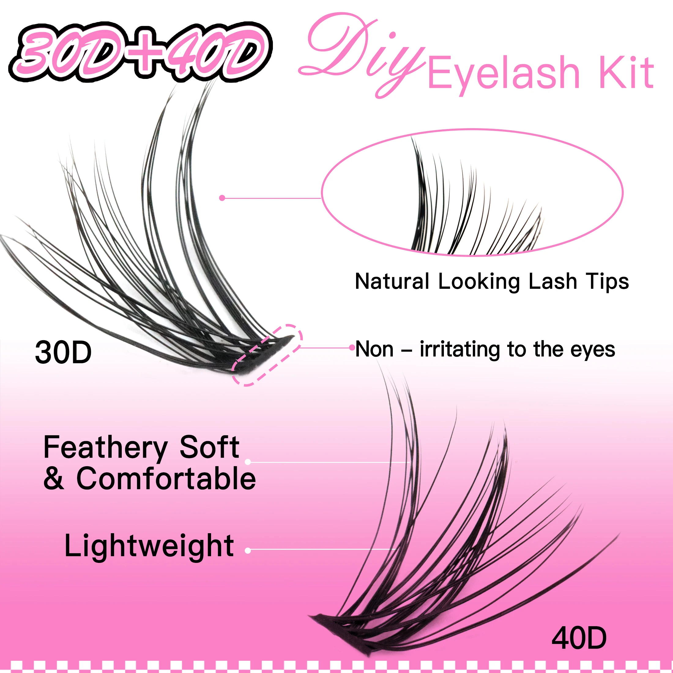 240 قطعة مجموعات الرموش لاش السندات وختم أدوات ماكياج لتقوم بها بنفسك جلدة تمديد عدة لصق الرموش الإلتصاق الغراء اكسسوارات