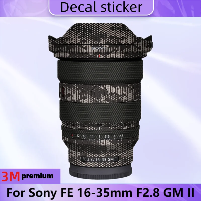 

For Sony FE 16-35mm F2.8 GM II SEL1635GM2 Lens Sticker Coat Wrap Protective Film Protector Vinyl Decal Skin FE 16-35 F/2.8 GMII