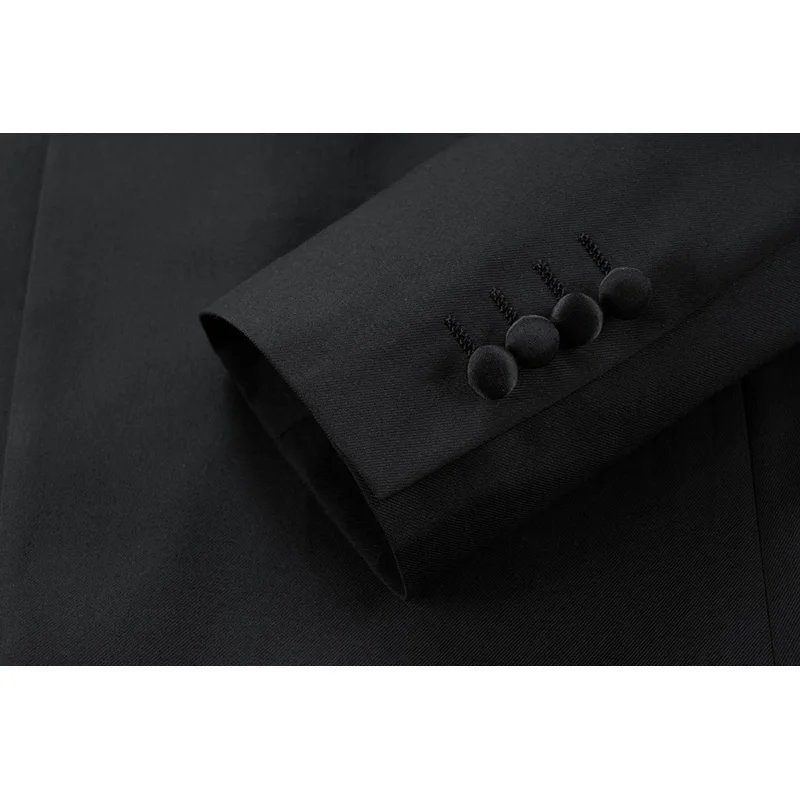 Shenrun Men Suits Big Shawl Lapel Tuxedo Audition Performance Concert 2-Piece Wedding Groom Host Singer Dancer Slim Fit Suit