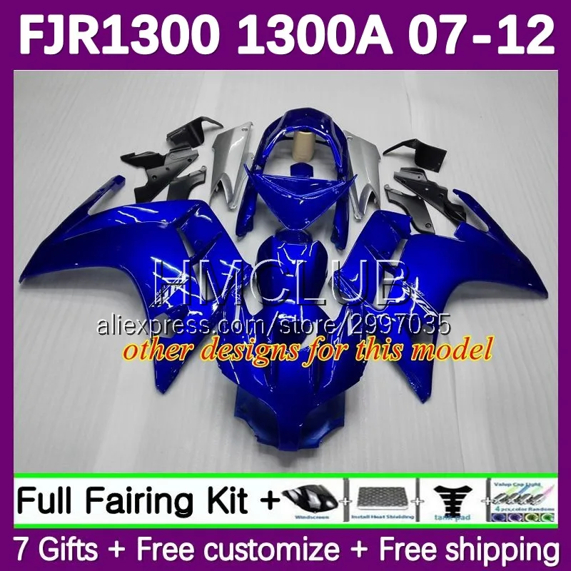 Fairing For YAMAHA FJR 1300 A C FJR1300A FJR1300 07 08 09 10 11 12 149No.99 FJR-1300 2007 2008 2009 2010 2011 2012 Red Silvery