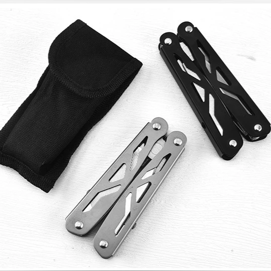 

Stainless Steel Multifunctional Emergency Folding Pliers Household Combination Tool Pliers Car Equipment Pointed Nose Pliers