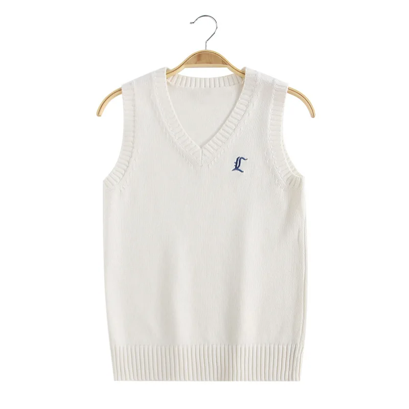 Gilet JK alla moda e confortevole, originale, autentico, giapponese, maglione lavorato a maglia, canottiera, cardigan, uniformi scolastiche da donna