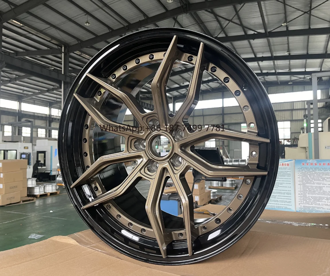 

Forged Wheel Rims Fitments Wheels Customize Color With Outer Ring 19 20 21 22 Passenger Tire Alloy Wheels 6061-T6