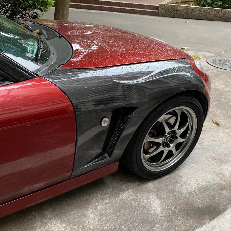 

Для Miata Mazda MX5 NC модифицированный гараж Vary голова песчаная доска переднее крыло из углеродного волокна