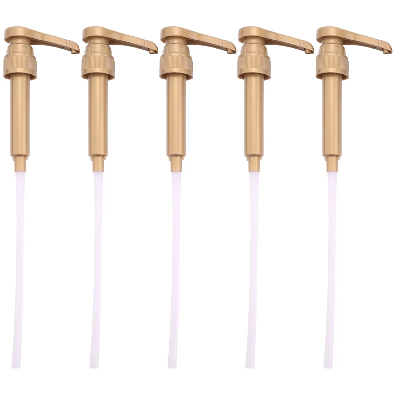 Dispensador de café, leche y té, bomba para jarabe, dispensador de líquido negro para jarabe Torani, bomba dispensadora de botella de jugo de 8Ml, AA26, 5 uds.