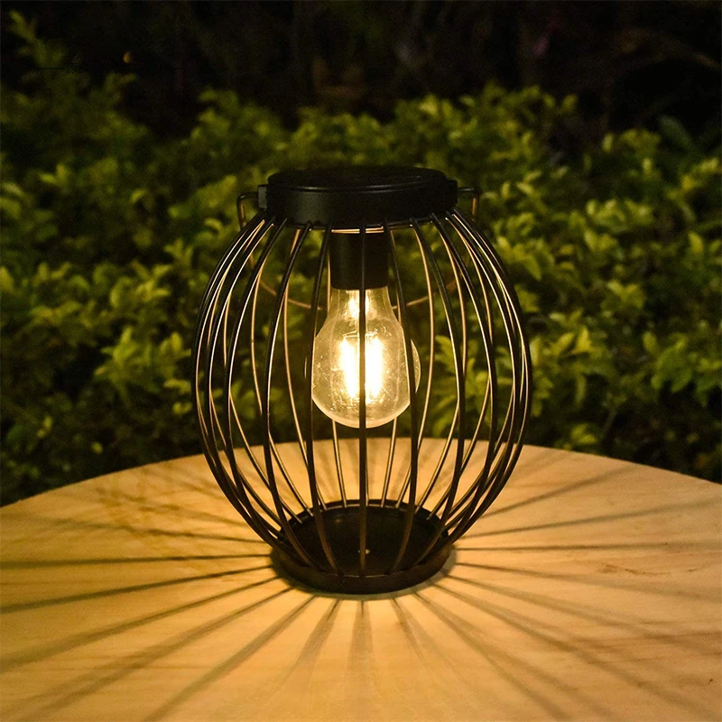 

New Retro Solar Portable Atmospheric Floor Lamp Portable Outdoor Waterproof Grass Personalized Decorative Garden Lamp