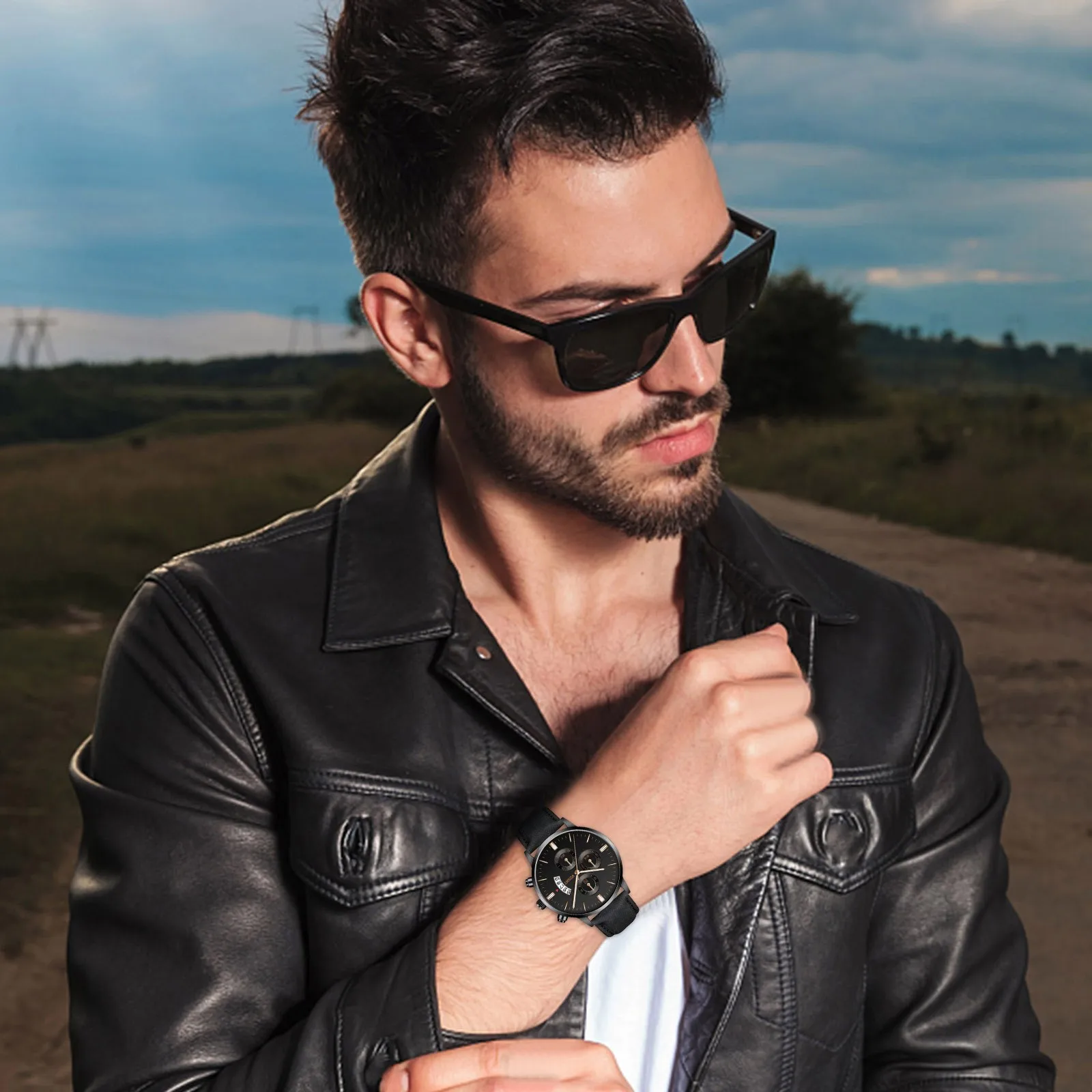 ساعة ذكية للسيدات، ساعة بحزام من السيليكون، ساعة كوارتز عصرية للسيدات، أشرطة ساعات للرجال #3