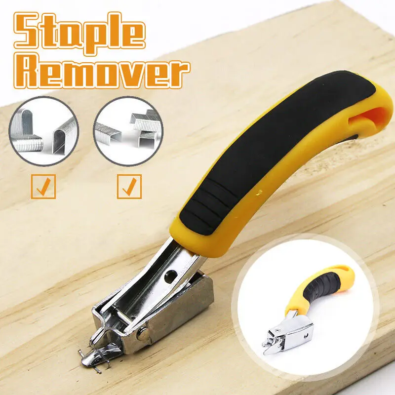 Staple Remover Push Style Remover Household Nail Puller Portable Durable Tool Upholstery Framing Rivet Gun Kit Binding Supplies