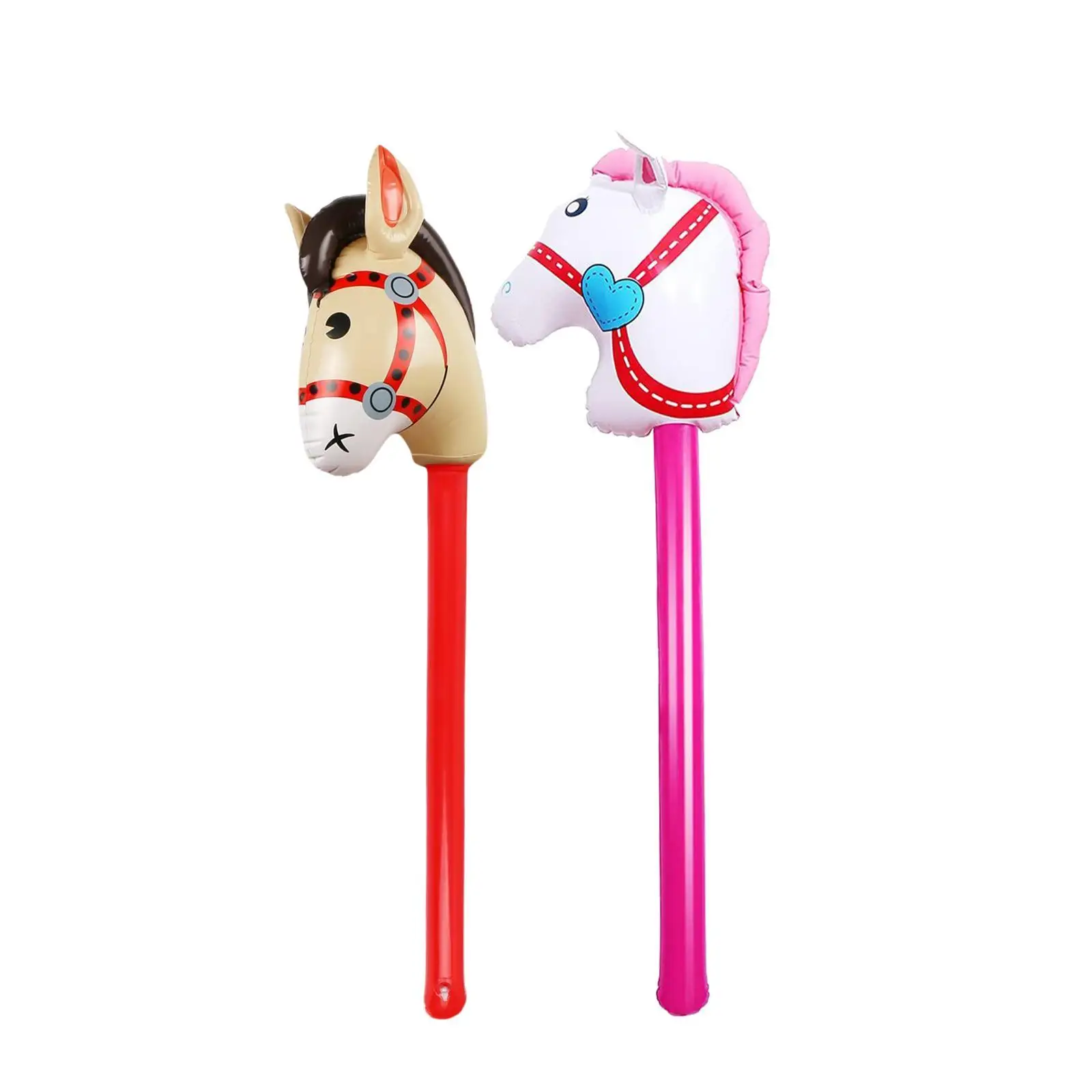 Stick Horse Fun Hobby Horse Stick Toy for Costume Stick Cowboy Cowgirl Party