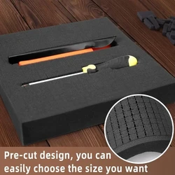 Pre-Cut Toolbox Foam Insert Pick Apart Foam For Pelican Case And Hard Case Precorted Pick Pluck Shadow Foams For Tool Organizer