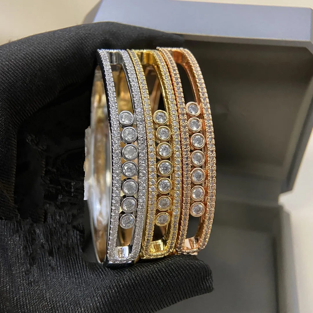 

The 25-year popular seven-diamond sliding women's bracelet is a fashionable, niche and light luxury jewelry gift