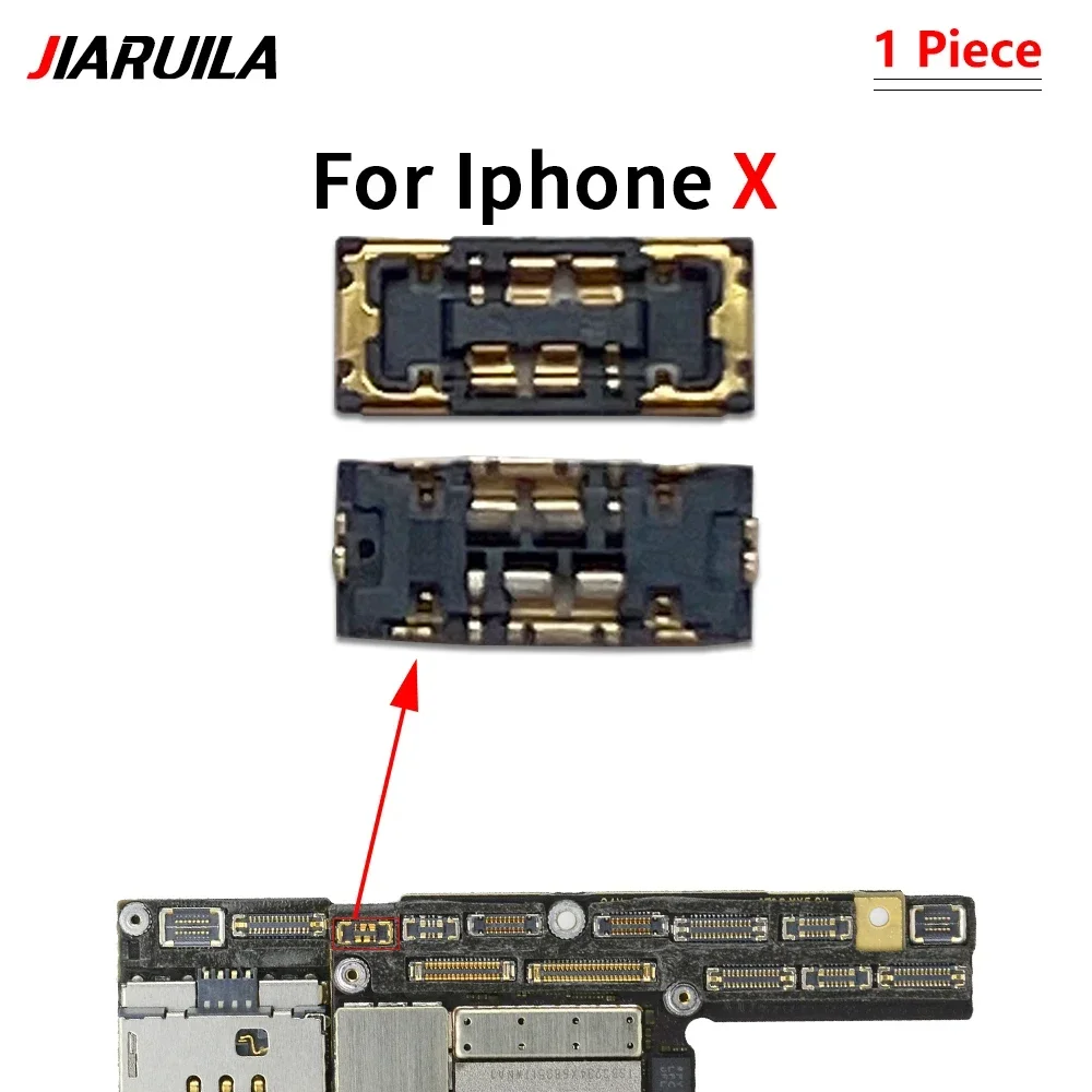 FPC Battery Connector Holder For Iphone 11 Pro Max Se 2020 X XR XS Max Inner Connector Motherboard Clip Replacement Parts