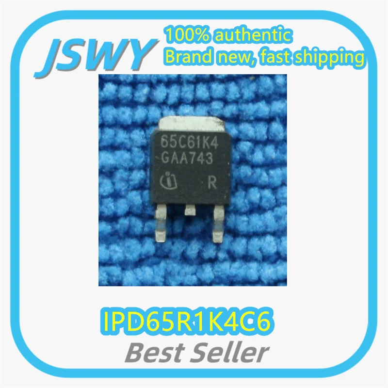 

(10/50 pcs) IPD65R1K4C6 Silk-screened 65C61K4 TO-252 Integrated Circuit IC Brand New Original Electronics