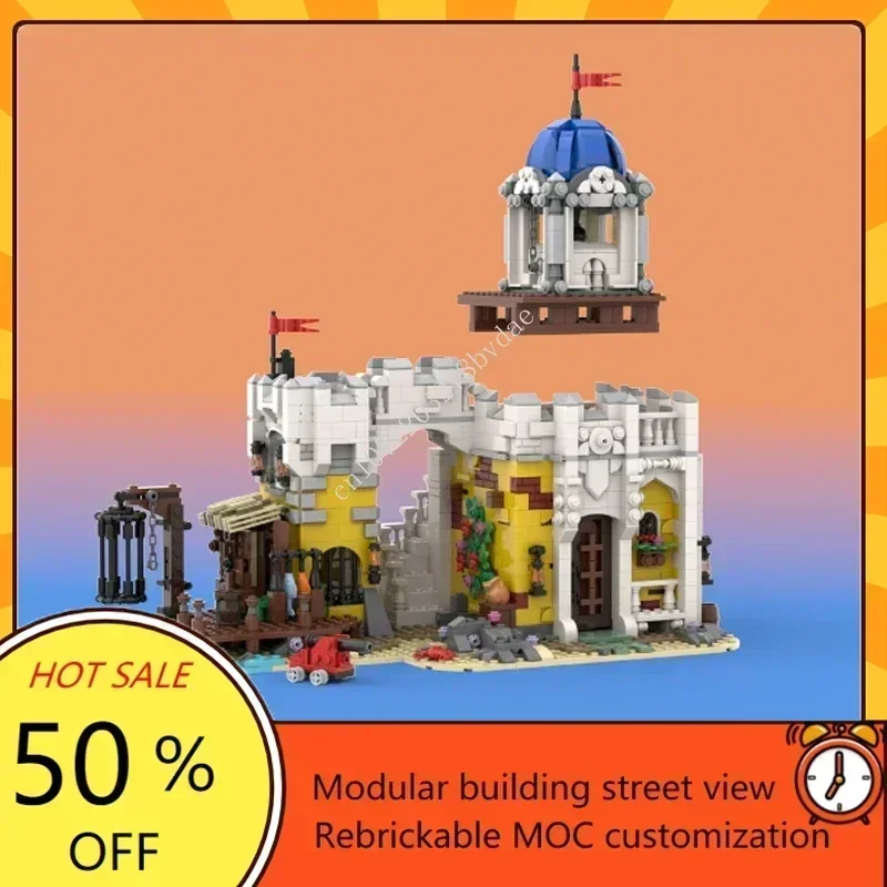 1994 шт. MOC средневековый замок пиратов, модель императорской бриды, пазлы на заказ, технология, сделай сам, креативная сборка, игрушки, подарки для детей