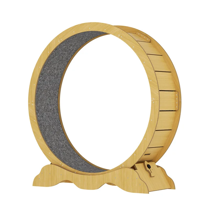

Hot Selling High Fiberboard Exercise Wheel Silent Sports Running Wheel Dog Cat Wooden Pet Treadmill Cat Climbing Frame Fitness
