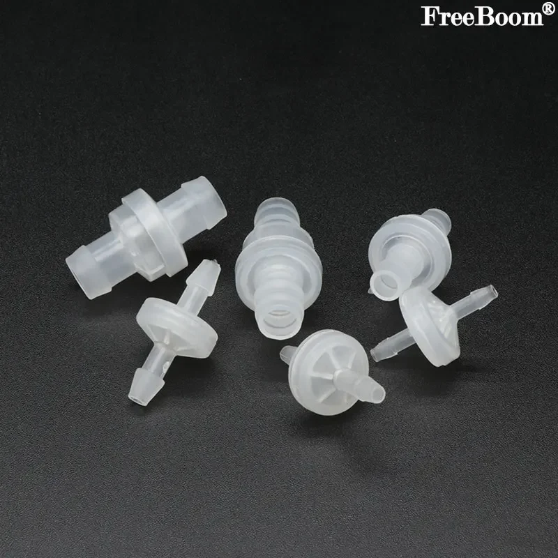 

Plastic Check Valve One-Way Non-Return Pagoda Inline Fluids Connector 3 4 6 8 10 12mm Fuel Gas Liquid Ozone-Resistant Water Stop