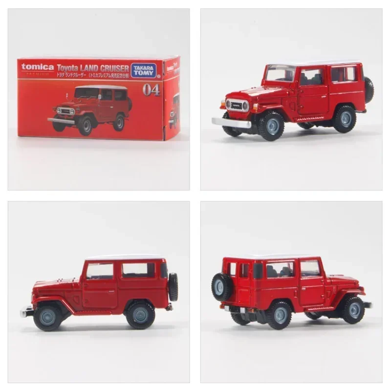 TAKARA TOMY Tomica New Premium TP04 Toyota Land Cruiser Cars giocattoli in lega veicolo a motore Diecast modello in metallo regali per bambini ragazzo