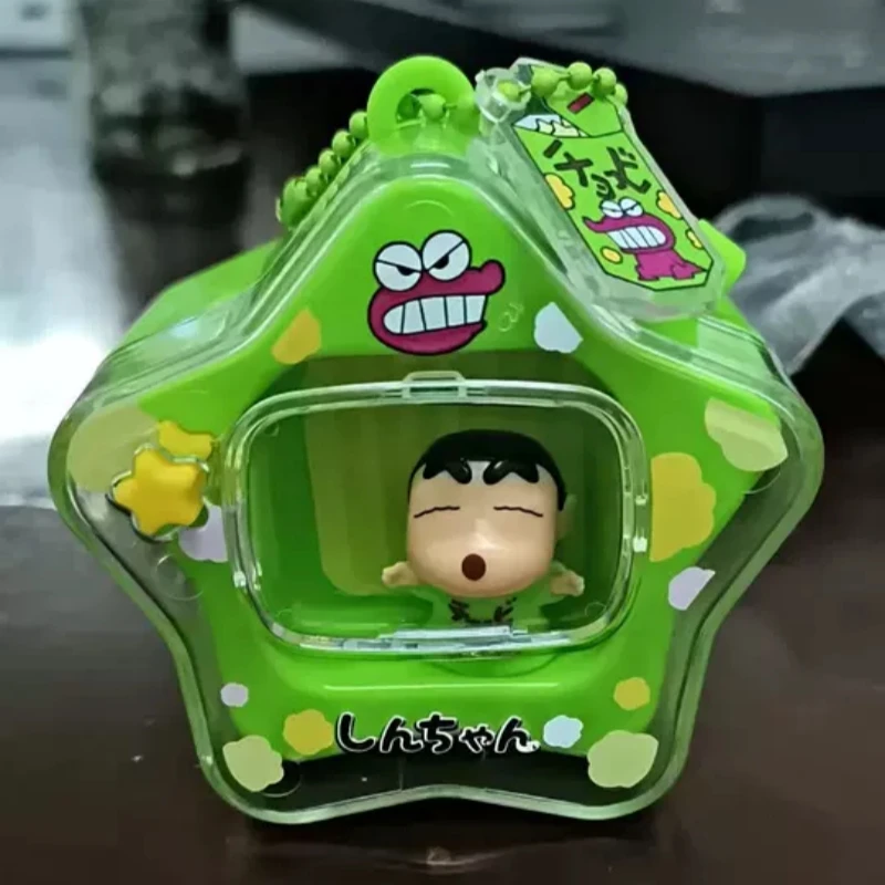 

Crayon Shinchan Blind Box Lighting Pendant Cute Cartoon Shiro Nohara Waniyama San Keychain Trendy Girl Toy Birthday Gift