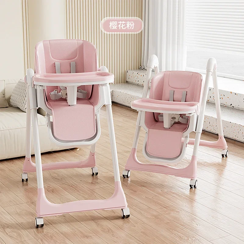 

Baby Dining Chair Can Be Adjusted Children's Table Chair Multifunctional Foldable