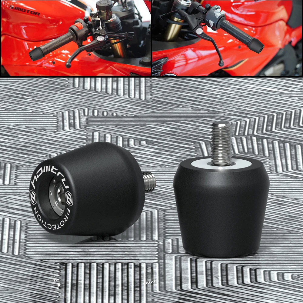 

Motorcycle handlebar Grips Ends Handle Bar Ends Weights Silder Plugs For Tuono 125 RS125 Replica GP 2018+ RS4 125 11-22