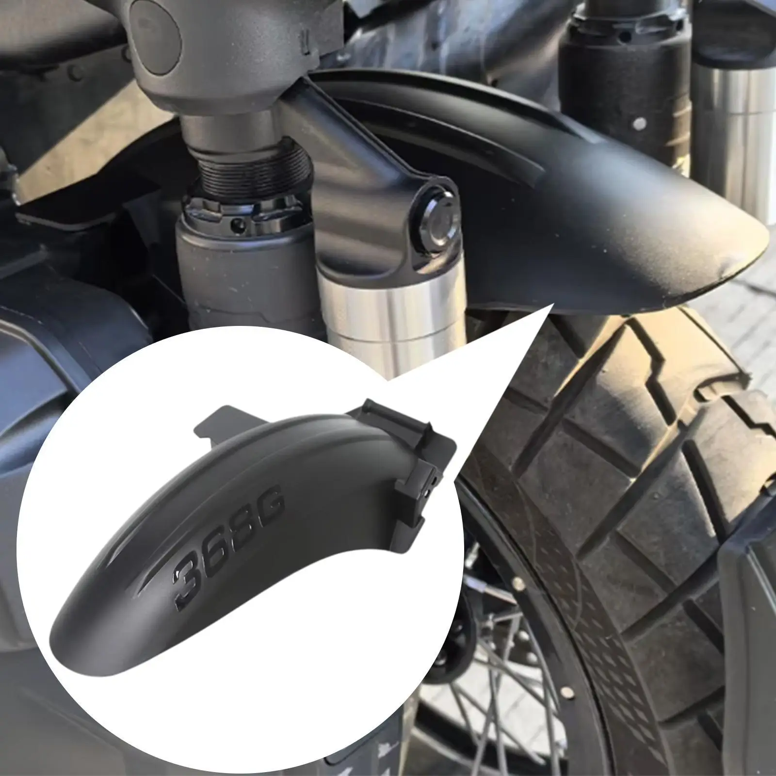 

Motorcycle Mud Flap for 368G Easy Installation Protector Motorcycle Mudguard
