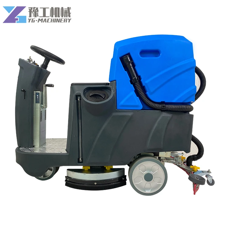 

YG A22 Ride on Industrial Mini Floor Scrubber Cleaning Machine Large Brush Sweeper Car With CE