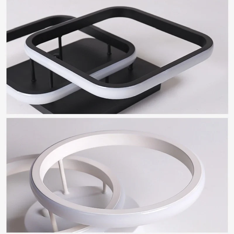 LED Ceiling Light Modern Simple Remote Control Dimming Bedroom Balcony Staircase Corridor Home Decor Lamp Small Aisle Fixture