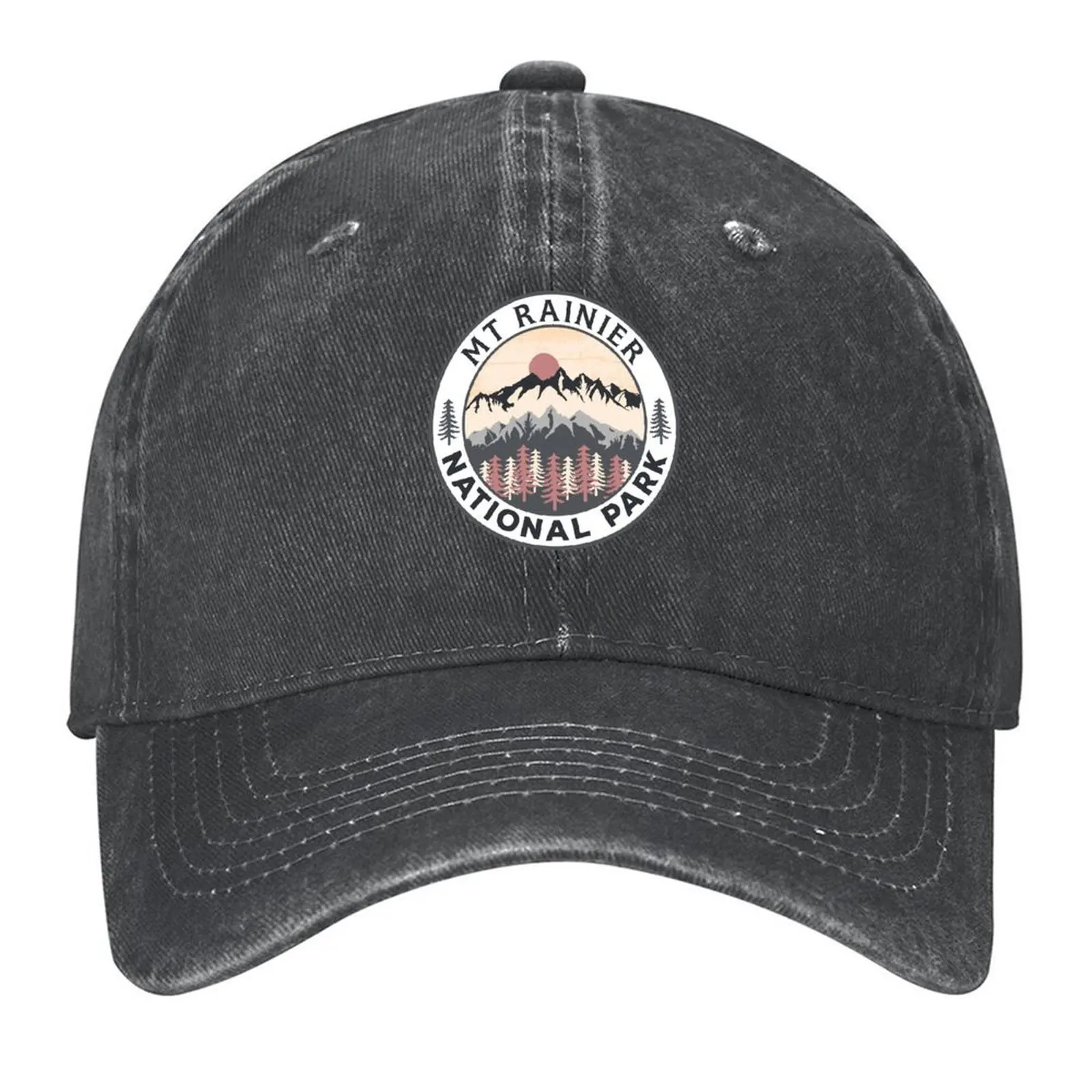 

Mt Rainier National Park Baseball Cap Wild Ball Hat Sunhat tactical cap sailor cap for men Men's Luxury Women's