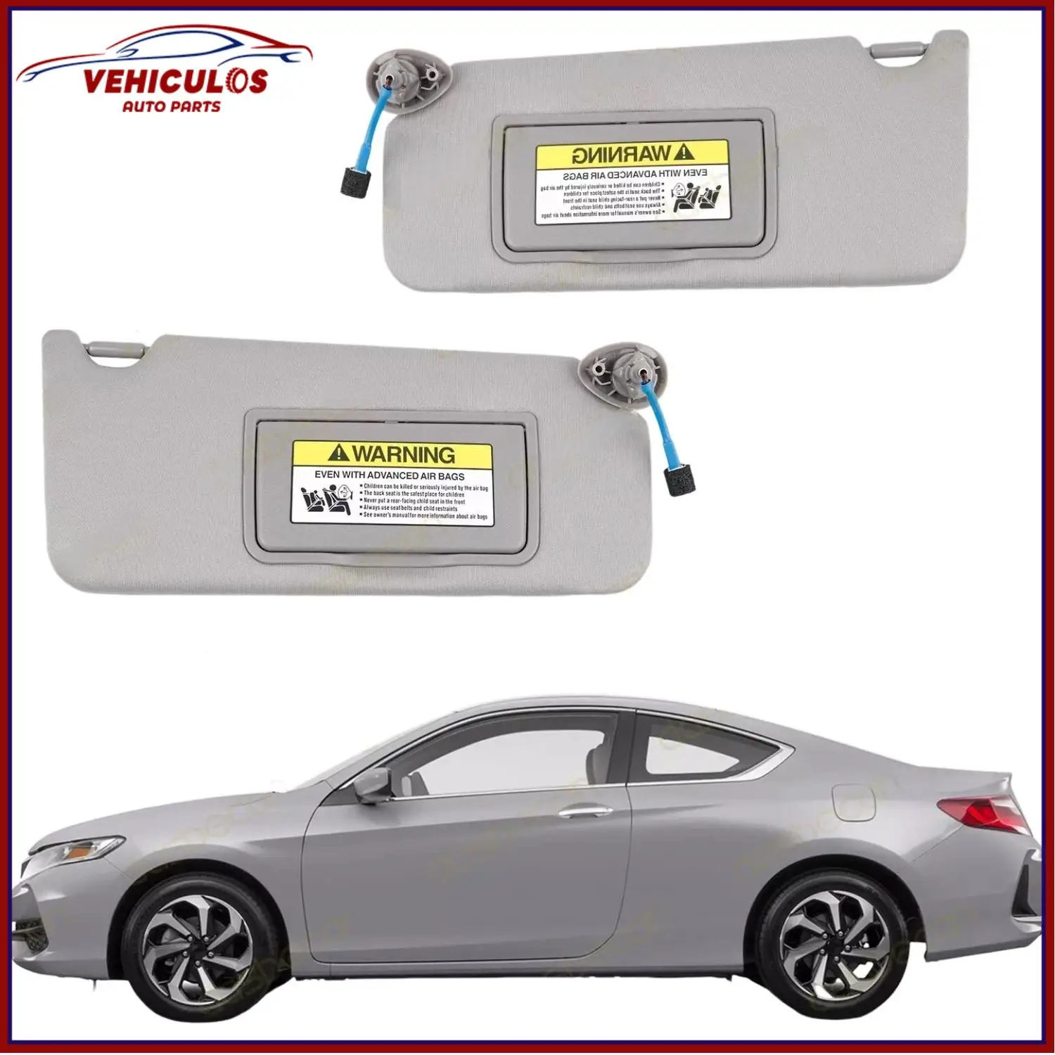 

VEHICULOS 2pcs Sun Visor With Light & Mirror For Honda Accord 2008-2017 OE Number 83280TA5A51ZA 83280TA5A71ZA Dropshipping