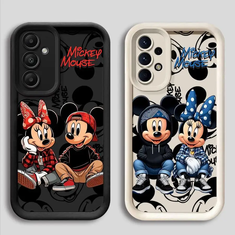 Disney Mickey Minnie Mouse Cool Phone Case for Samsung Galaxy A16 A33 A34 A12 A13 A14 A22 A32 A23 A24 5G Soft Silicone Cover