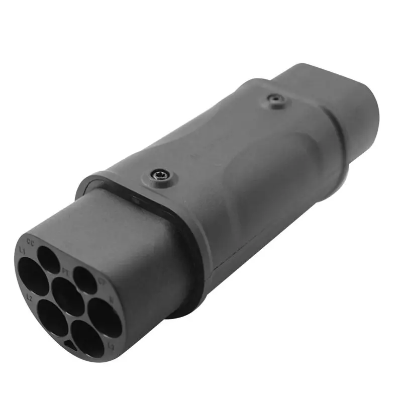 

Durable-1 шт. 32A Тип 2 к GBT EV Адаптер для зарядки электромобиля 7.2A IEC 62196 к GB/T Адаптер для зарядки розетки EV