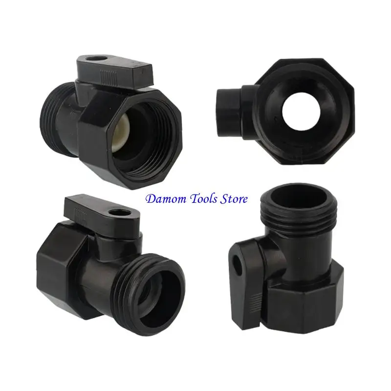 57BE Garden single pass ABS handle ball hose connector