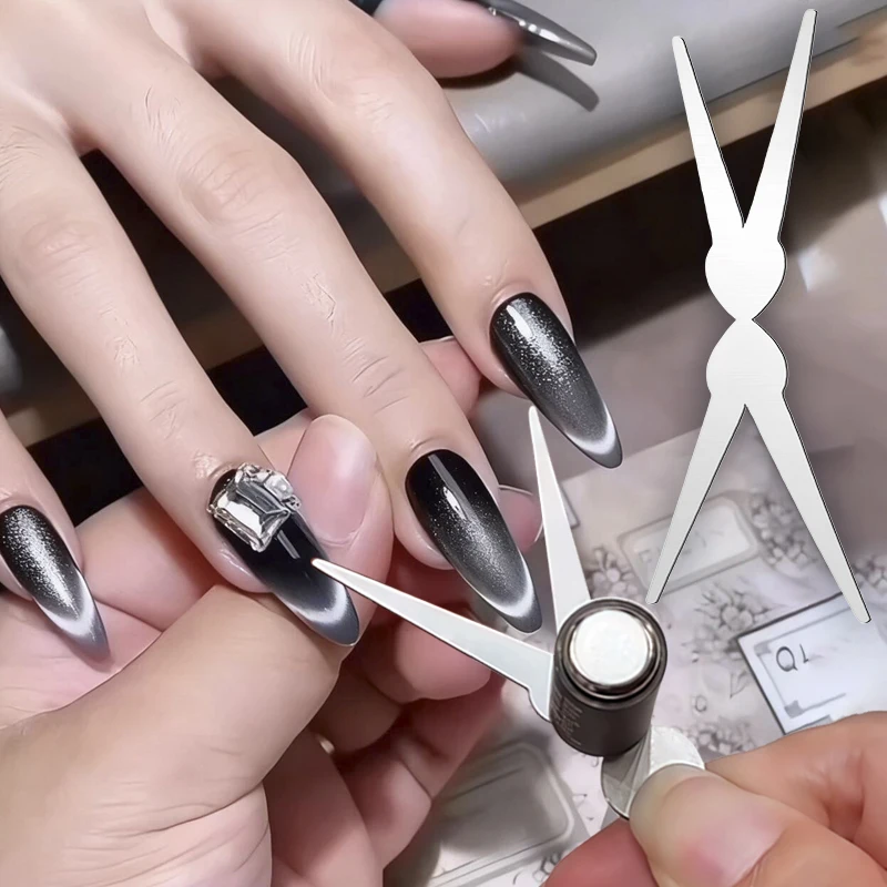 

Double-headed Cat Eye Magnet & Strong Cylindrical Magnet Set Magnetic Auxiliary Tool DIY 3D French Effect Nail UV Magnetic Stick