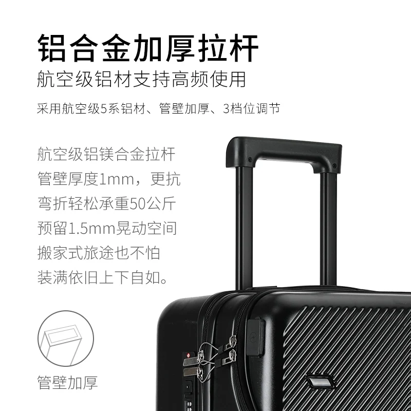 Maleta multifuncional recargable con Apertura frontal