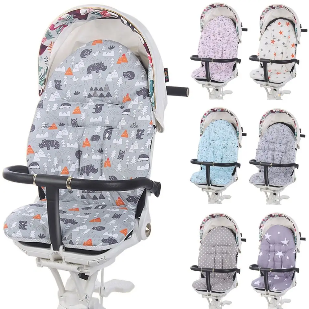 

Comfortable Pad Stroller Cushion Cotton Fabric Pad Mat Highchair Cushion Pad Feeding Chair Cushion Baby Stroller Mat