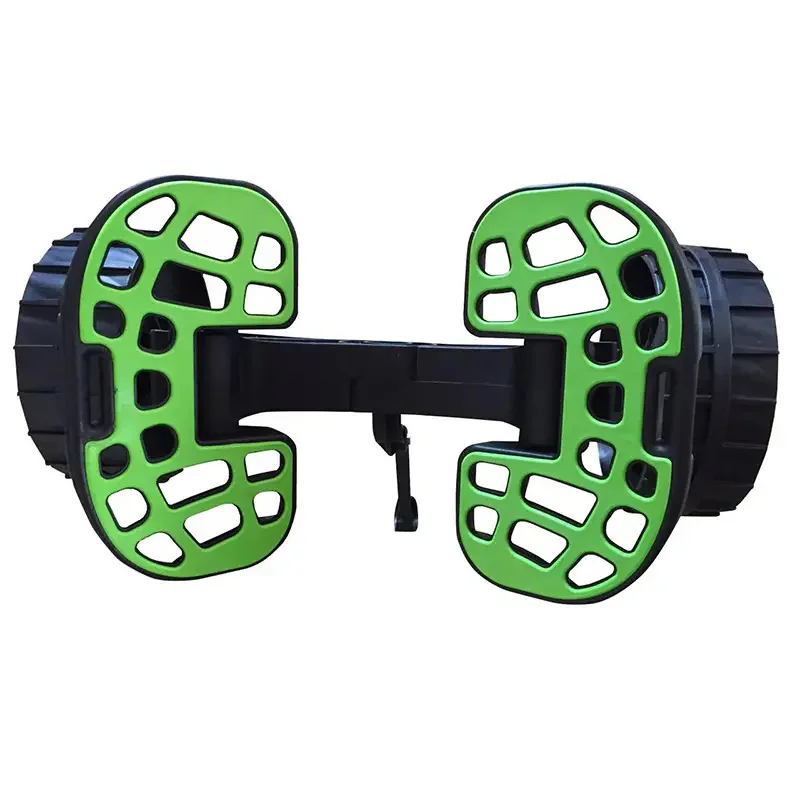 Kayak Trailer Detachable Beach Wheel 2-Wheel Canoe Boat Carrier Cart Plastic Single Beach Board For Kayak Cart Trolley