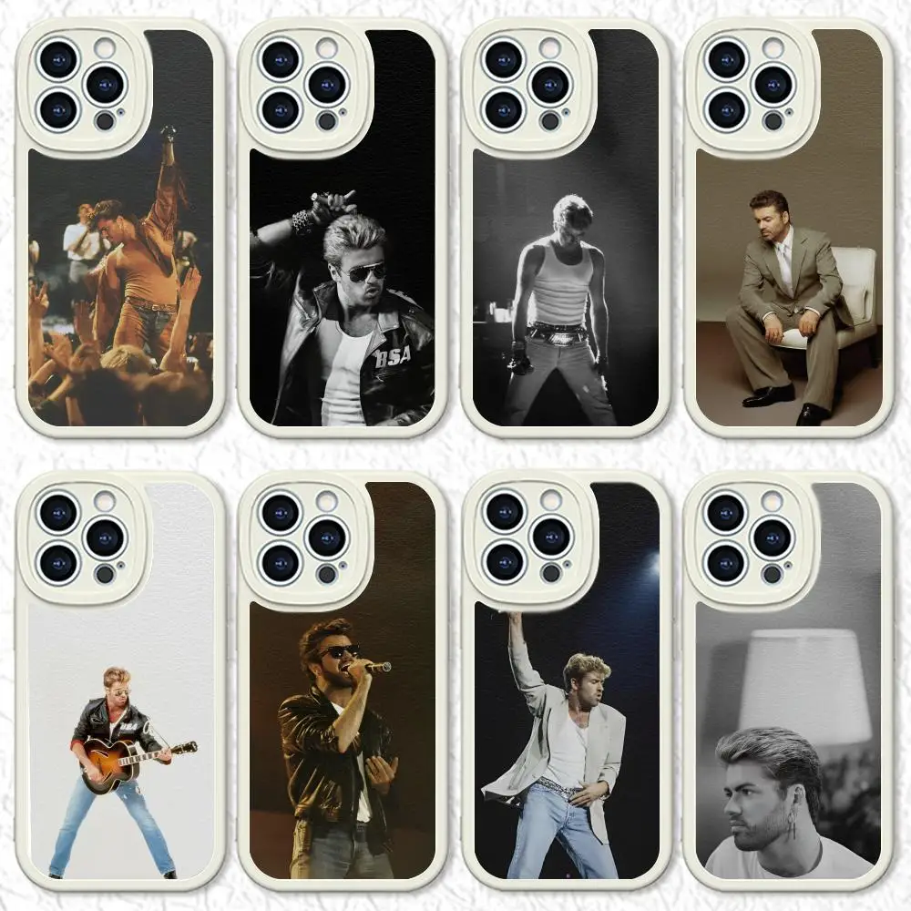 Singer George M-Michaels MAISTO Phone Case Lambskin Case For Iphone 16 15 14 13 11 12 Pro Max Xr X Xs 8 7 Plus