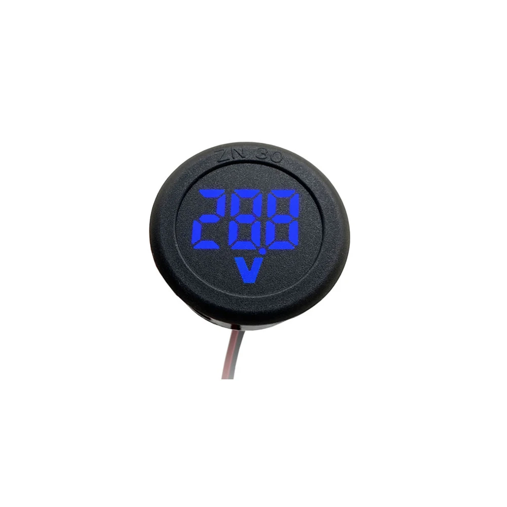 Motorcycle ​LED Display Digital Voltmeter DC 4V-100V Car Voltage Meter Tester Reverse Polarity Protection