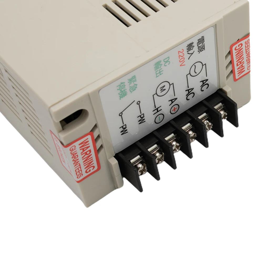 AC 220V To DC 180V Knob DC Motor Speed Controller, Suitable For 0-400W DC Motor Stepless Speed Regulation Function