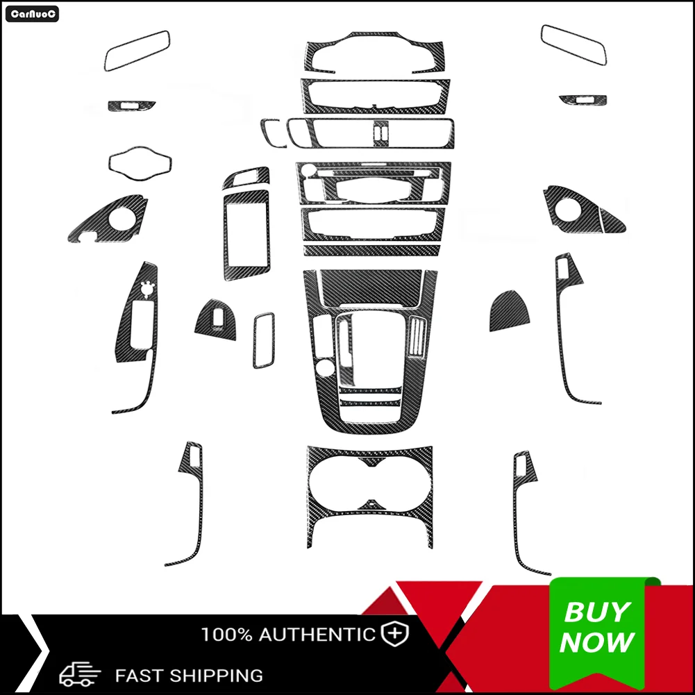 

For Audi Q5 Typ 8R 2009-2017 Without Navigation imitation Carbon Fiber Car Stickers Car Interior Decorative Accessories