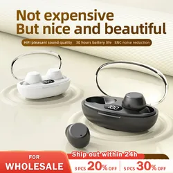 T62 Bluetooth Earphone Touch Control Wireless Headphones Earbuds V5.3 Headset with Digital Display Waterproof for Mobile Phone