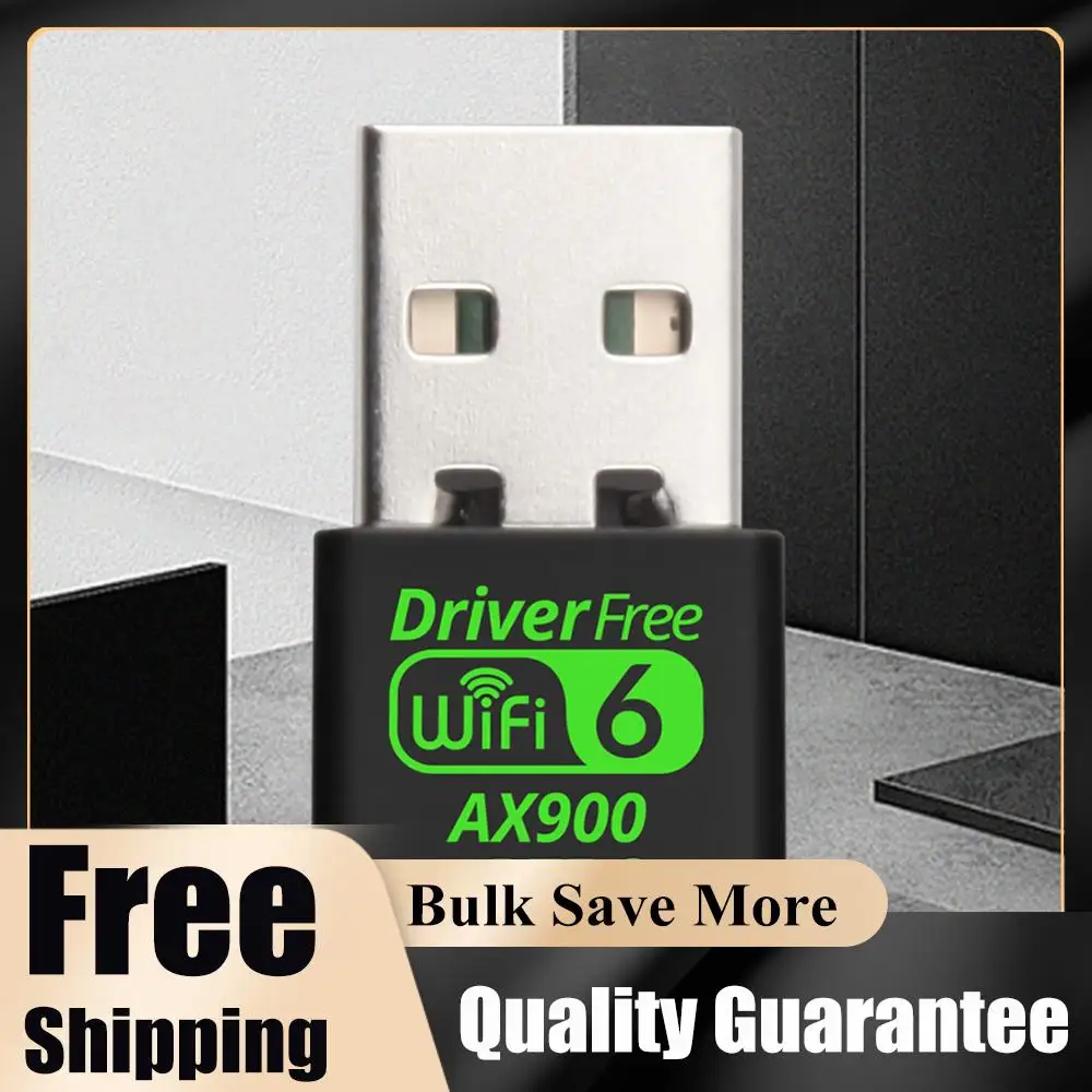

USB WiFi 6 Bluetooth-Compatible 5.3 Adapter Mini USB WiFi Dongle 900Mbps Wireless Network External Receiver Dual Band 2.4/5.8GHz