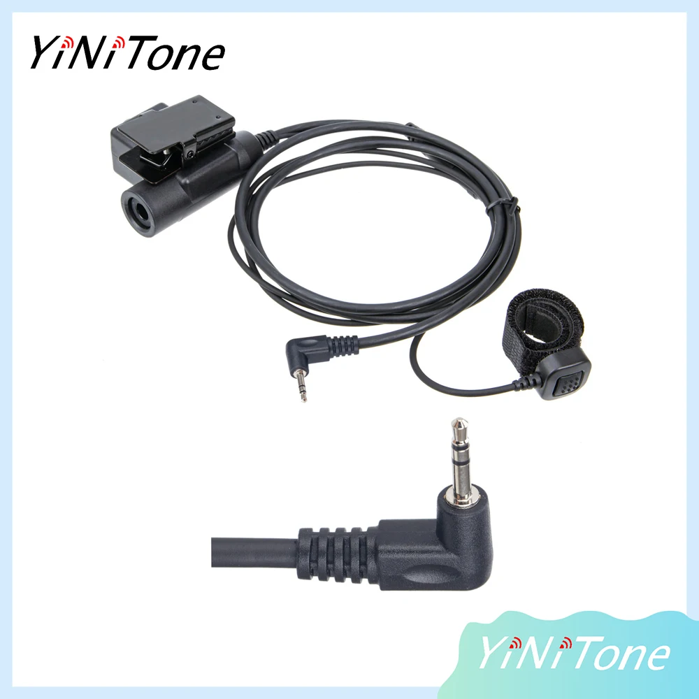 

High Strength U94 PTT Finger Microphone Adapter for 6200C T5428 T80 radio walkie talkie