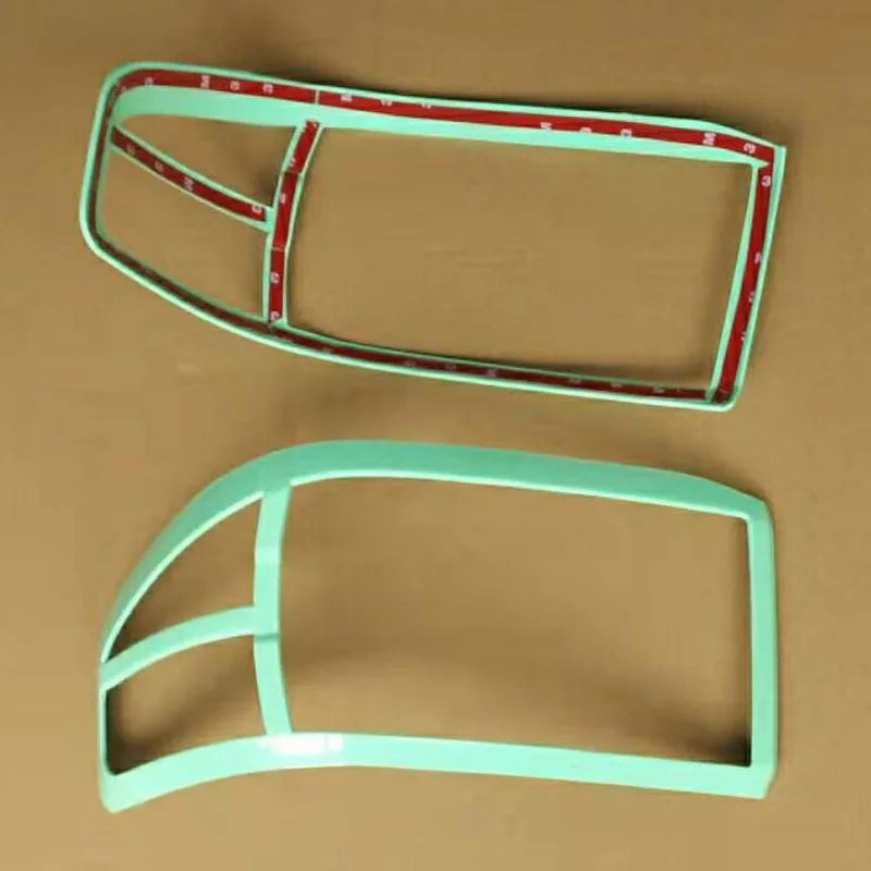 Подходит для модификации мини-крышки заднего фонаря Wuling Hongguang, декоративная мини-специальная рамка заднего фонаря, светло-голубая и серебряная