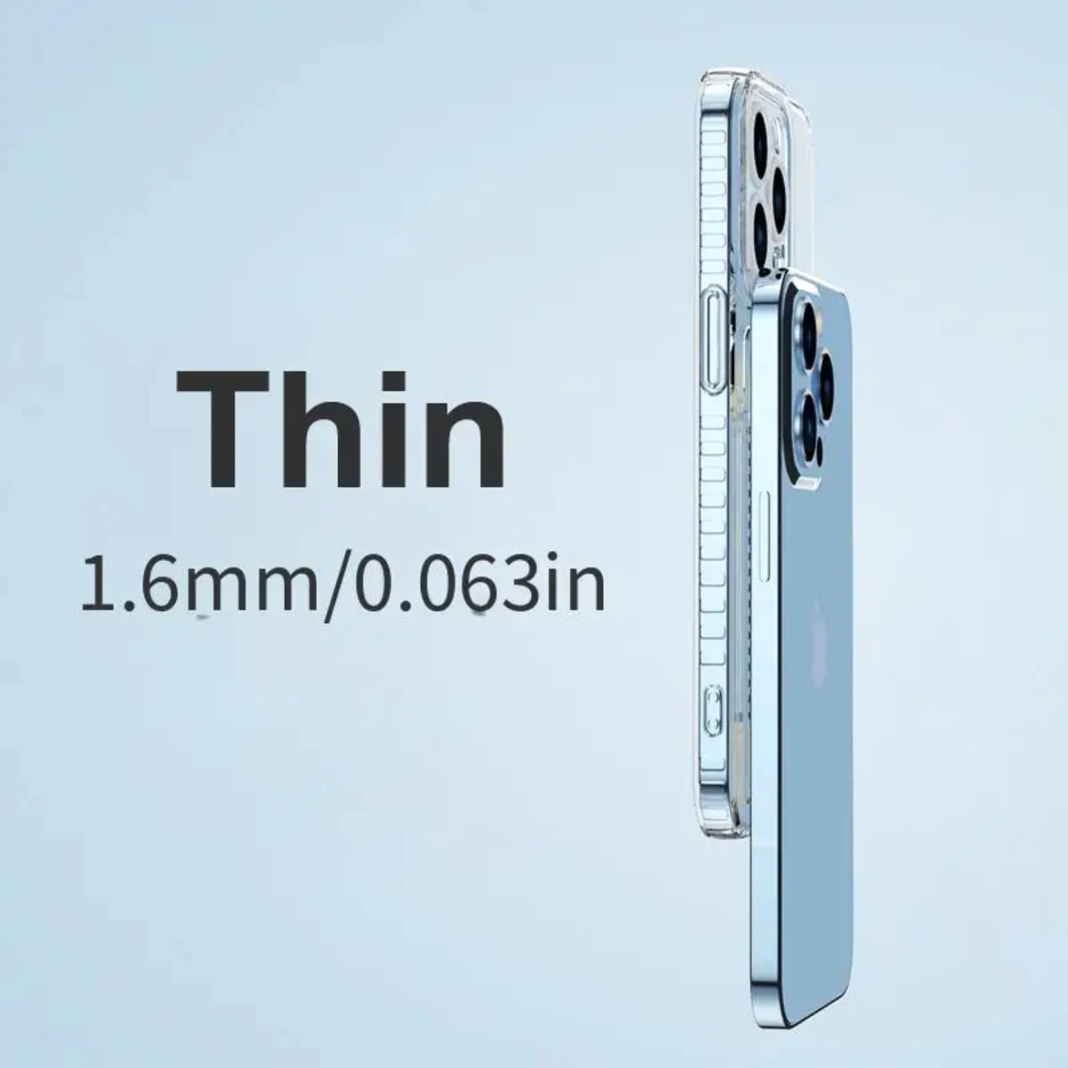 غطاء عدسة الكاميرا بفتحة بطاقة شفافة وحافظة هاتف لهاتف آيفون 14 بلس برو ماكس 13 ميني #5